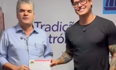 Dado Dolabella se filia ao MDB no Rio e anuncia pré-candidatura a deputado federal com foco na 'defesa da família'