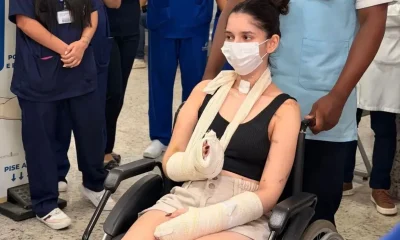 Jovem esfaqueada após negar namoro recebe alta no Rio; mãe celebra 'renascimento'