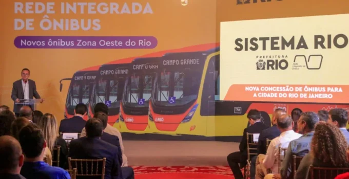 Prefeitura do Rio firma contrato para 316 novos ônibus na Zona Oeste, com foco em Campo Grande e Santa Cruz
