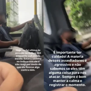 Polícia indicia homem filmado por jovem durante importunação sexual em ônibus na Rocinha