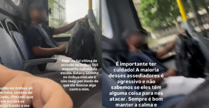 Polícia indicia homem filmado por jovem durante importunação sexual em ônibus na Rocinha