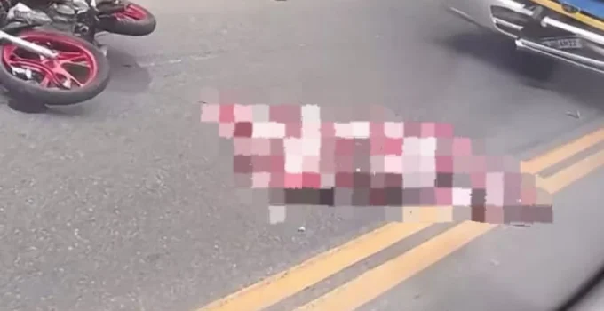 Motociclista morre em grave acidente com ônibus na Estrada do Itanhangá, Rio de Janeiro