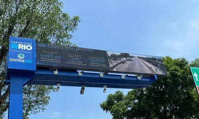 Rio de Janeiro inaugura primeiro pórtico inteligente para vigilância e reforço da segurança pública