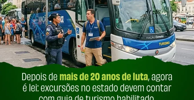 Regulamentação Histórica no RJ: Guias de Turismo Celebram Lei que Garante Atuação e Segurança em Excursões