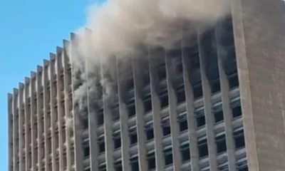 Incêndio de Grandes proporções atinge antigo Centro Administrativo do Banco do Brasil no Andaraí, Zona Norte do Rio